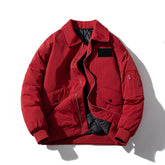 Mens Vintage Jackets Lapel cotton jacket oversize