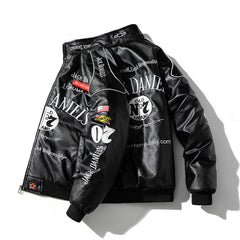 Mens Vintage Jackets Embroidery Autumn Winter