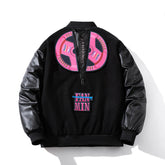 Men Vintage Jackets Jacket Padded Baseball Jacket Women's Contrasting Cotton Jacket