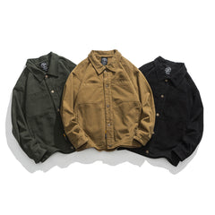 Unisex Jacket Vintage Overalls Jacket Casual Jacket