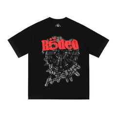 Travis Scott T-Shirt Travis Scott Cactus Jack Sp5der5 Joint Printed Short Sleeve T-Shirt