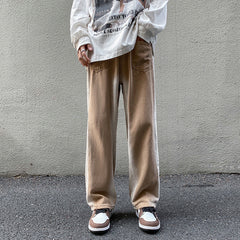 Men Jeans Gradient Jeans Men Spring Autumn Loose Straight Trousers