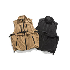 Unisex Jacket Stand Collar Vest