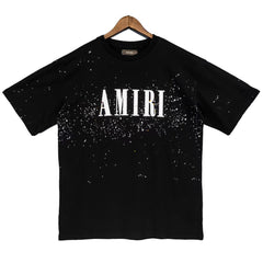 Amiri T Shirt Lettered Black Starry Sky