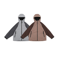 Unisex Jacket Outer Shell Jacket Men's and Women's Functional Hooded Jacket