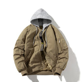 Mens Vintage Jackets Pilot Jacket Padded Jacket Winter Baseball Uniform