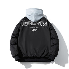 Mens Vintage Jackets Padded Jacket Autumn/Winter Embroidery Flying Suit Cotton Suit