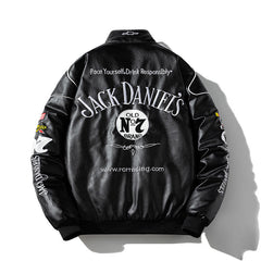 Mens Vintage Jackets Embroidery Autumn Winter