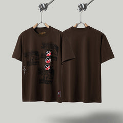 Travis Scott T-Shirt TRAVIS SCOTT Short Sleeve Summer Hip Hop T-Shirt