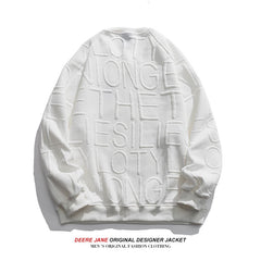 Men Pullover Hoodie Men Spring Autumn American Style Loose Trendy Casual Top