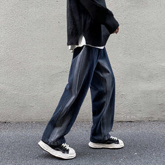 Men Jeans Gradient Jeans Men Spring Autumn Loose Straight Trousers