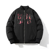 Mens Vintage Jackets Autumn/Winter Embroidered Jackets Vintage Baseball Uniforms