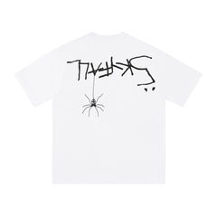 Travis Scott T-Shirt Travis Scott Cactus Jack Sp5der5 Joint Printed Short Sleeve T-Shirt