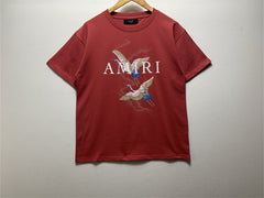 Amiri T Shirt Round Neck Printed Loose