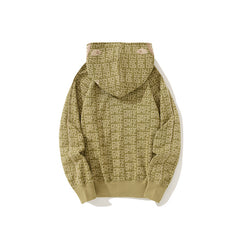 Bathing Ape Hoodie Full Print Sweater Cardigan Zip Hooded