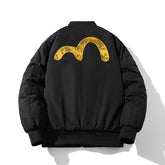 Men Vintage Jackets Baseball Jacket Flight Suit Autumn Embroidered Jacket Cotton Top