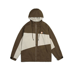 Unisex Jacket Men's Assault Jacket Loose Casual Hooded Coat Multicolor Jacket