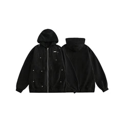 Unisex Jacket Vintage Jacket Loose Black Warrior Coat