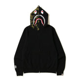Bathing Ape Hoodie Splicing Camouflage Sweater Cardigan Hooded