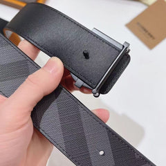 Mens Fashion Belt Premium Sense Personality Plaid