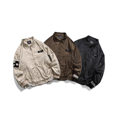 Unisex Jacket Vintage Overalls Jacket Loose Lapels Jacket