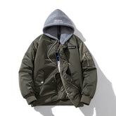 Mens Vintage Jackets vintage jacket loose trend baseball jacket padded flight suit