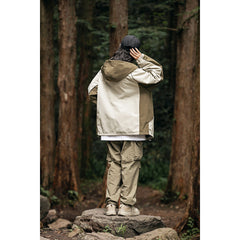 Unisex Jacket Casual Hooded Coat Men and Women Loose Jacket