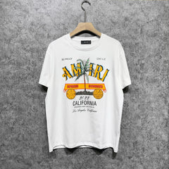 Amiri T Shirt Casual Hip Hop round Neck Short Sleeve T-shirt