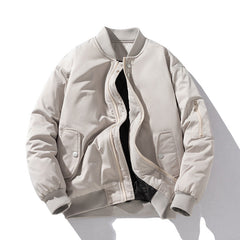 Men Vintage Jackets Baseball Suit Autumn/Winter Flying Suit Jacket Printing