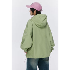 Unisex Jacket Zipper Mechanical Style Outdoor Jacket Coat Hooded Jacket