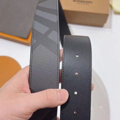 Mens Fashion Belt Premium Sense Personality Plaid
