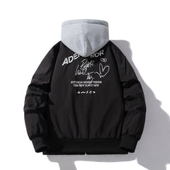 Men Vintage Jackets Spring Simple Embroidered Baseball Suit Flight Suit