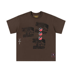 Travis Scott T-Shirt TRAVIS SCOTT Short Sleeve Summer Hip Hop T-Shirt