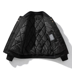 Men Vintage Jackets Baseball Suit Autumn/Winter Flying Suit Jacket Printing