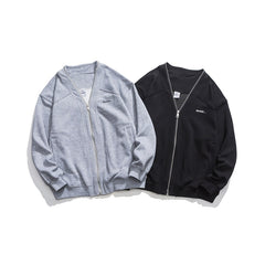 Unisex Jacket Cardigan Sweater Men's and Women's Jacket Boys Spring and Autumn Baggy Coat