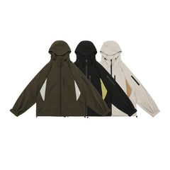 Unisex Jacket Vintage Multicolor Jacket Shell Jacket Men's Women's Hoodie Coat