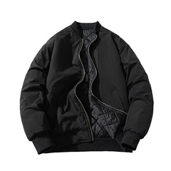 Mens Vintage Jackets Tide Padded Flight Suit Baseball Jacket