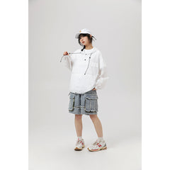 Unisex Jacket Summer Hooded Sports Jacket Loose Jacket Sun-Protective Clothing