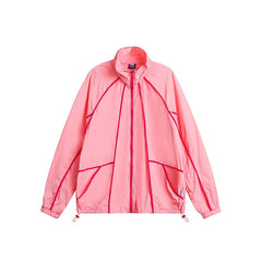 Unisex Jacket Stand Collar Coat for Men and Women Loose Jacket