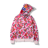 Bathing Ape Hoodie Full Print Hello Kitty Cardigan Zipper