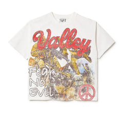 Street Unisex T-shirt Washed Old Oversize Hip Hop Skateboard Anime Print Short Sleeve