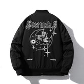 Men Vintage Jackets Baseball Suit Flight Suit Embroidered Jacket Top