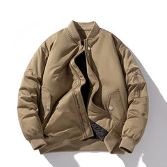 Men Vintage Jackets Baseball Suit Autumn/Winter Flying Suit Jacket Printing