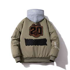 Mens Vintage Jackets Flight Suit Jacket Padded Jacket Autumn Warm Baseball Suit Cotton Suit