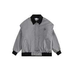 Unisex Jacket Vintage Jacket Women's Loose Houndstooth Jacket