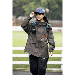 Unisex Jacket Vintage Casual Hooded Jacket Coat for Men and Women Loose Jacket