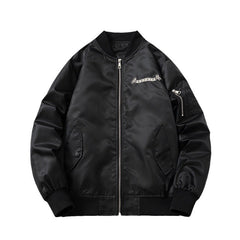 Mens Vintage Jackets Embroidered Jacket Air Force Flight Suit Baseball Suit