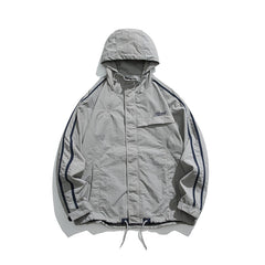 Unisex Jacket Casual Hooded Coat Men and Women Loose Jacket