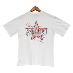 Amiri T Shirt Paisley Five-Pointed Star Printing