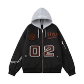 Men Vintage Jackets Baseball Collar Cotton Jacket Casual Warm Baseball Jacket Padded Cotton